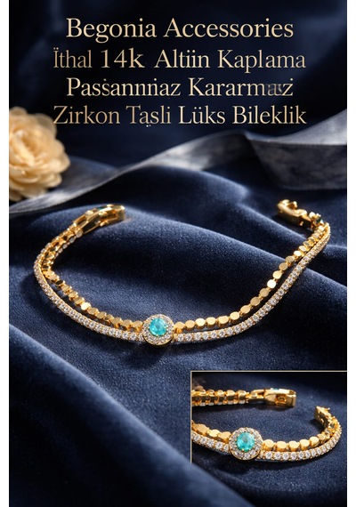 Kadın Bileklik Zirkon Taşlı 14k Altın Kaplama 925 Ayar Gümüş Kaplama Kararmaz Paslanmaz Şık Zarif Lüks Hediyelik Kadın Takı Günlük Ve Özel Gün Bileklik Altın Kadın Bileklik Zirkon Taşlı 14k Altın Kaplama 925 Ayar Gümüş Kaplama Kararmaz Paslanmaz Şık Zarif Lüks Hediyelik Kadın Takı Günlük Ve Özel Gün Bileklik Altın