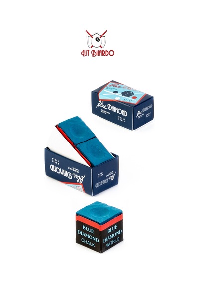 Blue Diamond 2'li Bilardo Tebeşiri