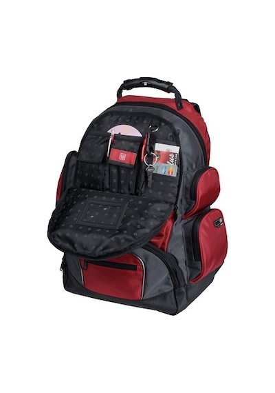 Ful Usa Beale Street Iı Kırmızı 15" Laptop Sırt Çantası Kırmızı - Gri