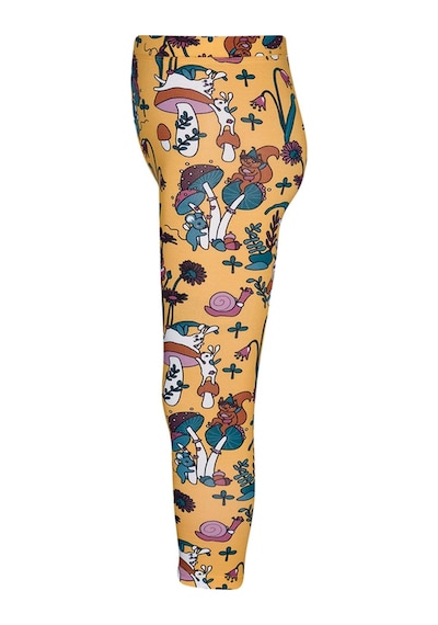 Lovetti Kız Çocuk Cheerful Mushroms Desen Tayt 1355 Çok Renkli