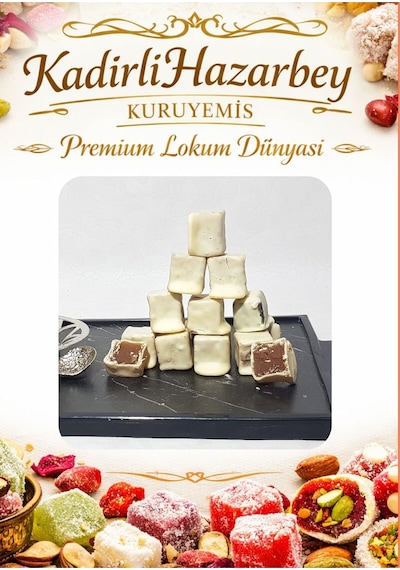 Kadirlihazarbey Beyaz Çikolata Kaplı Kayısı Lokum 250 Gr