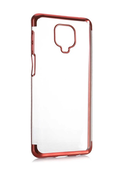 Xiaomi Redmi Note 9 Pro Kılıf İnce Köşeleri Renkli Şeffaf Silikon Siyah
