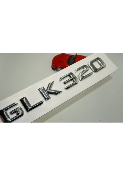 GLK 320 Bagaj Krom Metal 3M 3D Yazı Logo