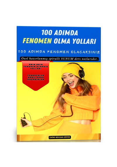 100 Adımda Fenomen Olmanın Yolları Kitabı