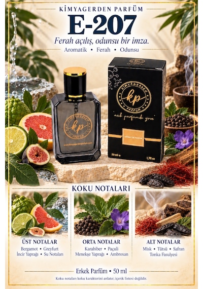 KP E-207 Erkek Parfüm EDP 50 ML