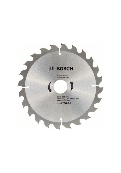 Bosch Eco For Wood 190X30 24 Diş Ahşap Testere