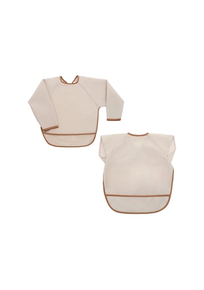 Miniboni Uzun Kol Önlük - Kısa Kol Önlük Seti - Beige