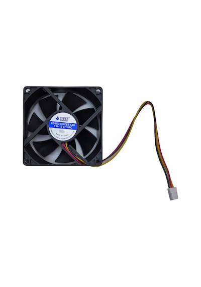 8cm 12v 3 Pinli Kasa Fanı Dc 12v 8cmx8cmx2.5cm 3 Pinli Fan