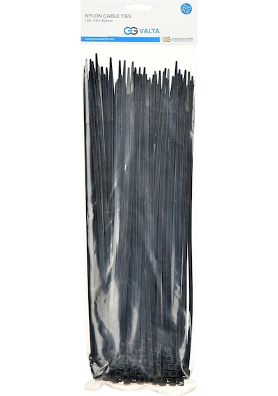 Günsan Siyah 100'lü Kablo Bağı (15cm x 3.5mm)