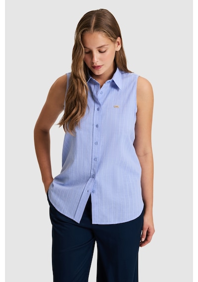 U.s. Polo Assn. Kadın Lila Gömlek Kısa Kollu 50324666-vr245 Lavanta