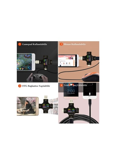 Powermaster Pm-26611 Type-c/usb Voltmetre Ampermetre Test Cihazı