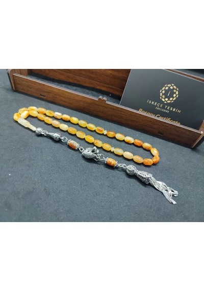 Ahşap Kutulu 6.75 Gr. Gümüş Püsküllü Toprak Fosi Lli 9 Gr. Rus Açık Gri 64694867