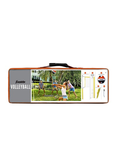 Outdoor Volleyball Net Sets - Beach + Backyard Portable Volleyball Net With Poles - Complete Outdoor Volleyball Sets Wit