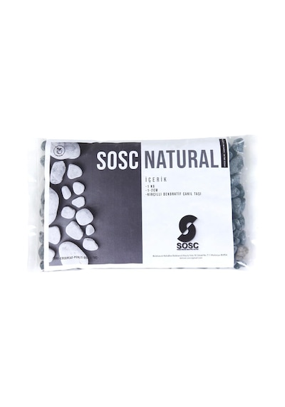 Kırçılı Çakıl Taşı Dolomit Taşı Bahçe Süsü Akvaryum Taşı Dere Çakıl Taşı 1-2 Cm1 Kg Standart