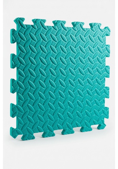 33x33 13 Mm Tek Parça Puzzle Tatami Minder Zemin Kaplama Turkuaz