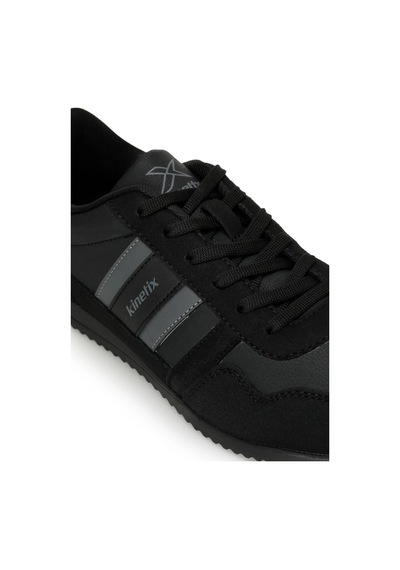 Kinetix Carter Pu 3pr Siyah Erkek Spor Ayakkabı Siyah Koyu Gri