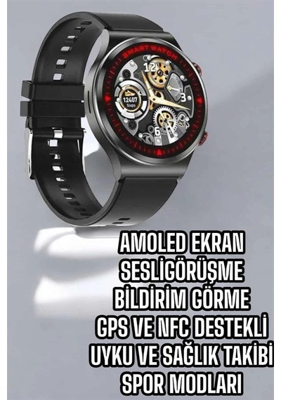 Mey İthalat Bluetooth Bağlantılı Akıllı Saat Tüm Telefonlara Uyumlu Değiştirilebilir Kordon