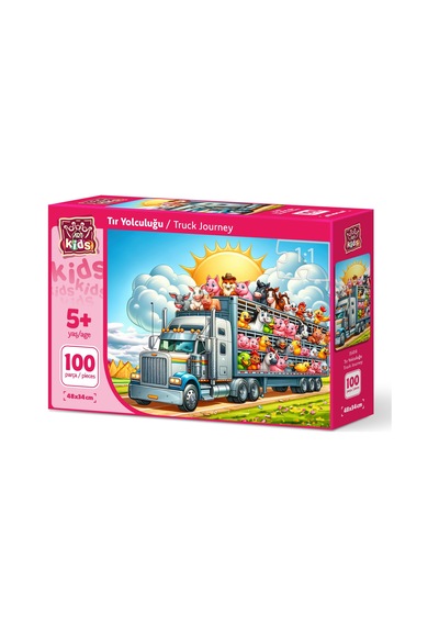 Art Çocuk Tır Yolculuğu 100 Parça Puzzle
