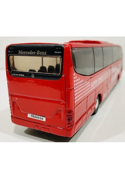 Mercedes Benz Travego Metal Otobüs Die Cast Kapı Açılır Orjinal