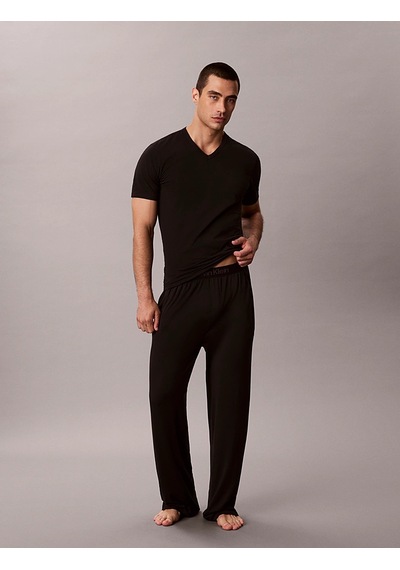 Calvin Klein Erkek Marka Logolu Günlük Kullanıma Uygun Siyah T-shirt Lv00nb4186 Ub1