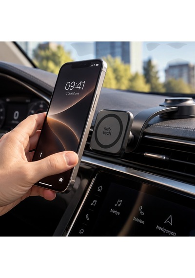 Nettech Nt-chc46 Araç İçi Araç İçi Vakum Etkili Telefon Tutucu - Siyah