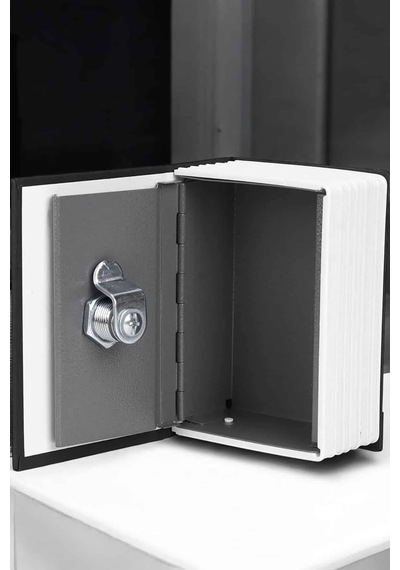 Gizli Kasa Kitap Görünümlü Anahtarlı Çelik Mini Kasa Çok Renkli 97810183