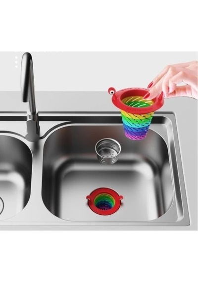 Buğz Renkli 6 Kademeli Lavabo Süzgeci
