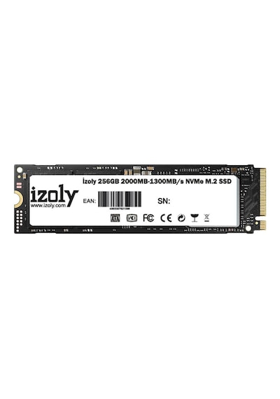Izoly 256gb 2000mb-1300mb/s Nvme M.2 Pcı-express 3.0 Gaming Ssd