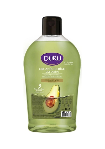 Organik İçerikli Avokado Sıvı Sabun 1500 Ml 3 Adet