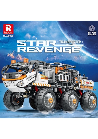Reobrix 99005 Star Revenge :transporter Kumanda&motorlu Yaratıcı Yapı Blok Seti Building Blocks - 1758 Parça