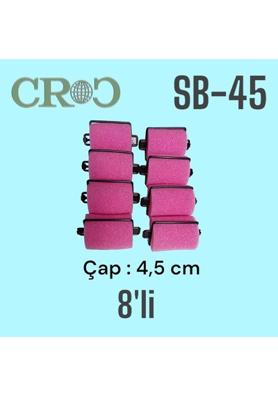 Croc Sb-45 Sünger Bigudi 8li Diğer