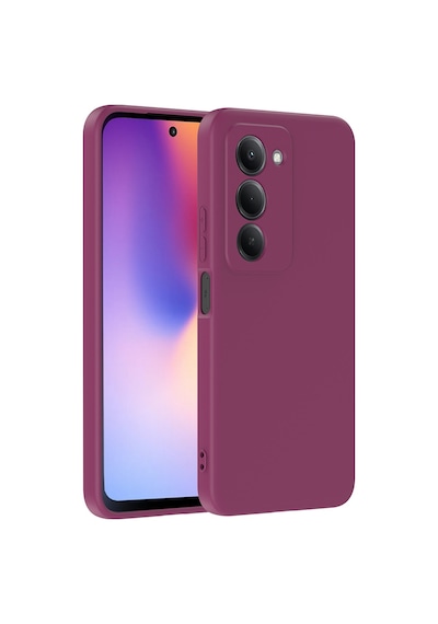 Zore Redmi 15 Kılıf Nvth Mara Lansman Kapak - Koyu Mor