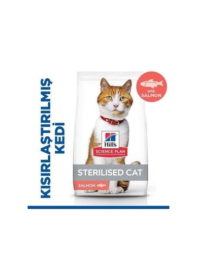 Hill's Science Plan Somonlu Kısırlaştırılmış Yetişkin Kedi Maması 1,5 Kg