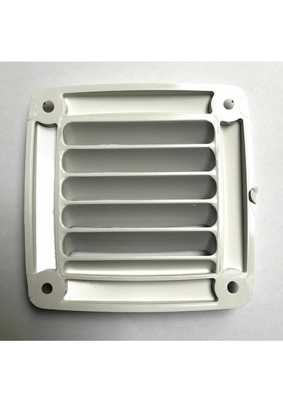 Plastik Havalandırma Izgarası 118 х 118 Mm Beyaz Karavan Tekne