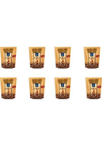 Tchibo Gold Selection Çözünebilir Kahve Ekonomik Paket 75 Gr. 8'li Paket Granül