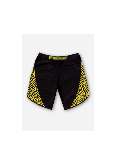 Pose I Down Leo Yellow Surf Boardshort Siyah