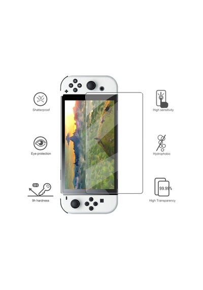 Nintendo Switch Oled Ekran Koruyucu 9h Nano Temperli Cam