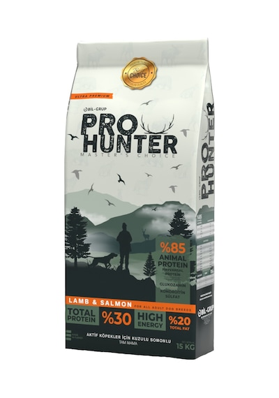 Pro Hunter Kuzu Etli Somonlu Av Köpeği Maması 15 KG