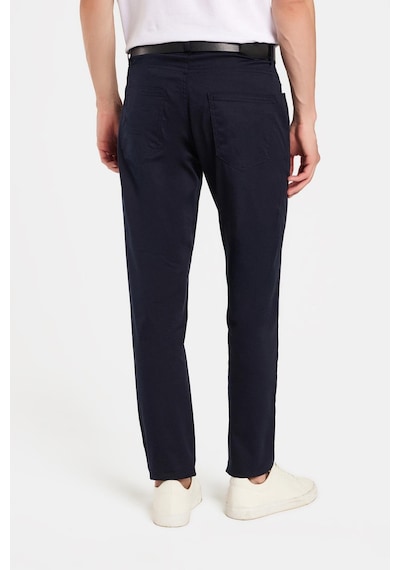 Tudors Erkek Regular Fit Rahat Kesim Mevsimlik Kanvas Lacivert Pantolon-34478 Lacivert