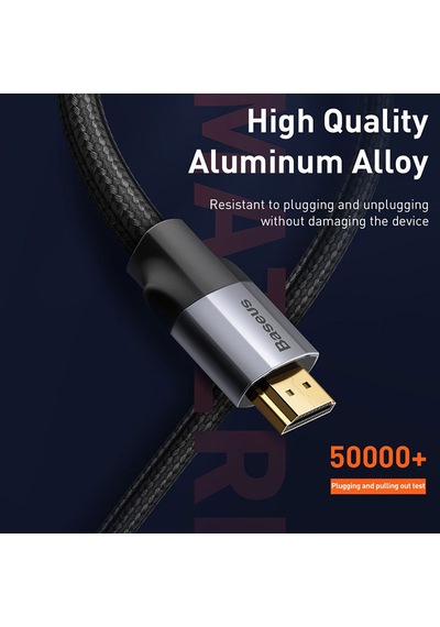 Baseus Hdmı 2.0 4K 219 Geniş Ekran Destekli Hdmı Kablo 3 Metre