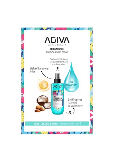 8d Hyaluron 3'lü Şampuan 500 Ml & Sıvı Saç Kremi 200 Ml & Masaj Tarağı