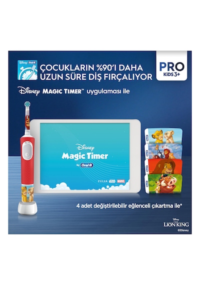 Oral-B Pro Kids The Lion King Şarjlı Diş Fırçası