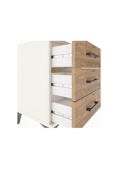Hyperion Komodin 3 Çekmeceli 44x44x64 Aytaşı-çam Aytaşı