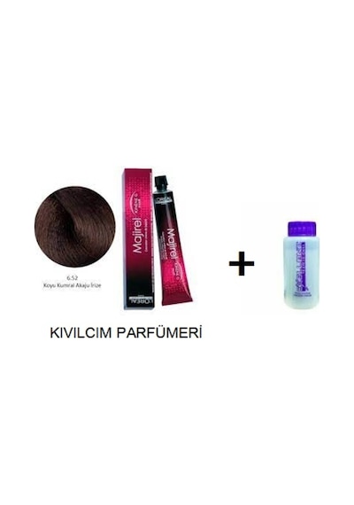 Loreal Majirel 6.52 Koyu Kumral Akaju Irize Saç Boyası + Oksidanı