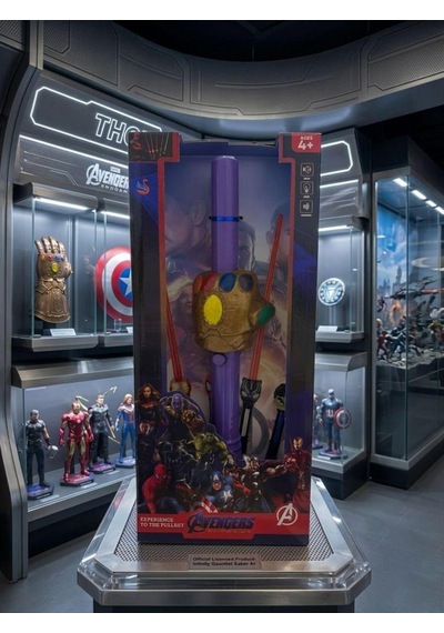 Mor Titan Kahramını Temalı Işıklı Sesli Sensörlü Oyuncak Silah