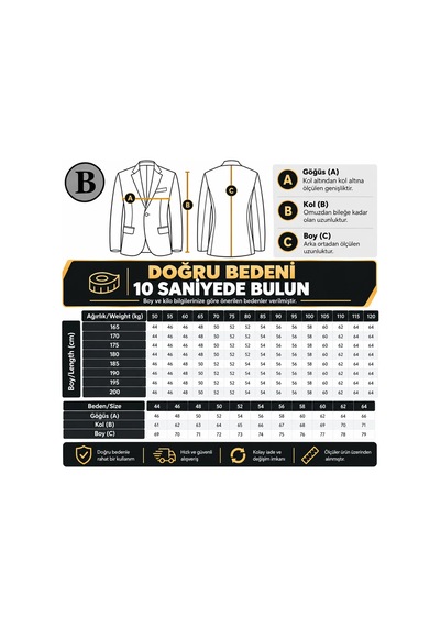 Bonesti Erkek Slim Fit Blazer Ceket Kahverengi Beyaz