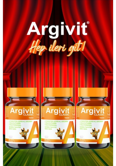 Classic Fosfotidilserin, L-arjinin, Multivitamin Ve Multimineral İçeren Tablet 3 Lü Paket 30 Tablet