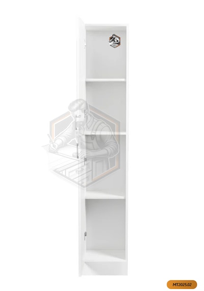 Tamamı Mdf Modern 2 Kapaklı Içi Raflı Çok Amaçlı Dolap