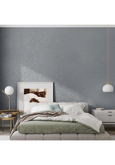 50x280cm 1,4m2 Koyugri Antasit Kendinden Yapışkanlı Duvar Kağıdı Dokulu Esnek Silinebilir