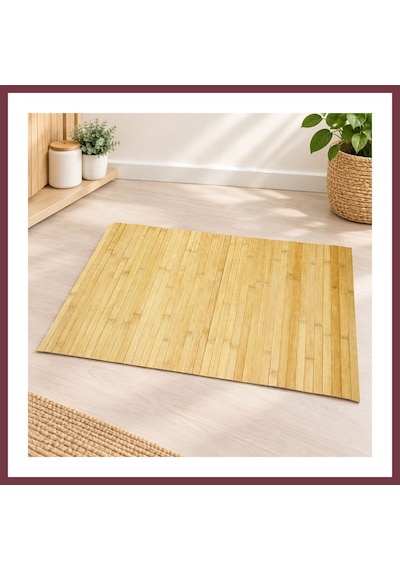 Storeşahin Bambu Çubuklu Kaydırmaz Banyo Paspası Shn0720